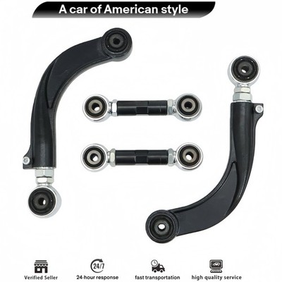 Fits For Ford Focus C-Max Mazda 3 5 Volvo C30 C70 4xRear Control Arm Adjustable