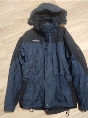 Columbia Titanium Interchange Fleece Jacket Mens Medium Black Tech Coat 