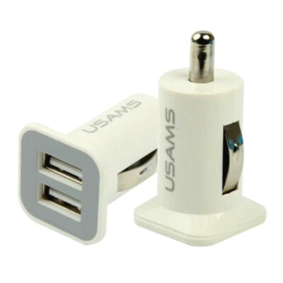2-fach Usb Zigarettenanzünder Auto Ladegerät Ladeadapter Stecker Handy Tab Z291 - Bild 1 von 4