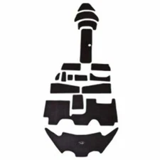 Sea-Doo 2007-11 Speedster 150  Elite Traction Mats Foot Pad Jet Boat BlackTip