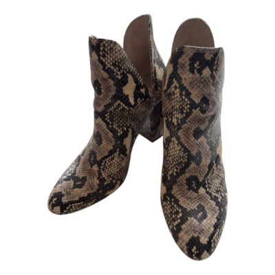 Steve Madden Boots Womens Rookie Snake Ankle Edgy Fall