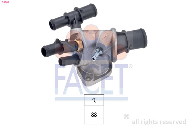 Facet 7.8563 Thermostat FüR Fiat Alfa Romeo Lancia-image