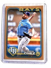 2024 Topps #170- AARON CIVALE Gold Parallel SP #'d/2024