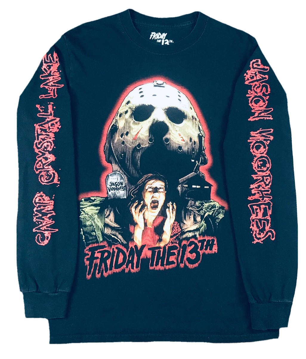 13号喪服。HA,BLACK 2 by,London Friday the 13th Jason Voorhees Mask T-Shirt - BoxLunch