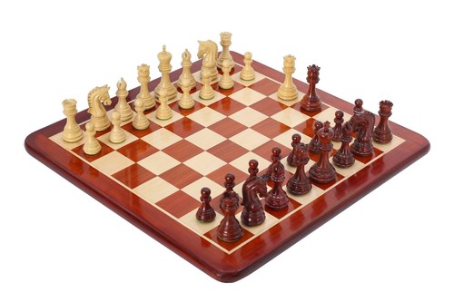 US Chess Quiver Chess Set Combo – Triple Weighted Pieces, Vinyl Board & Carry Bag – Tournament & Club Play - View #2