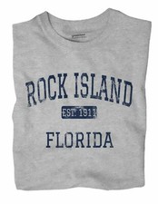 Rock Island Florida FL T-Shirt Fort Lauderdale EST
