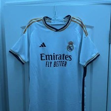 Adidas Real Madrid 23/24 Home Heat.Rdy Authentic Soccer Jersey
