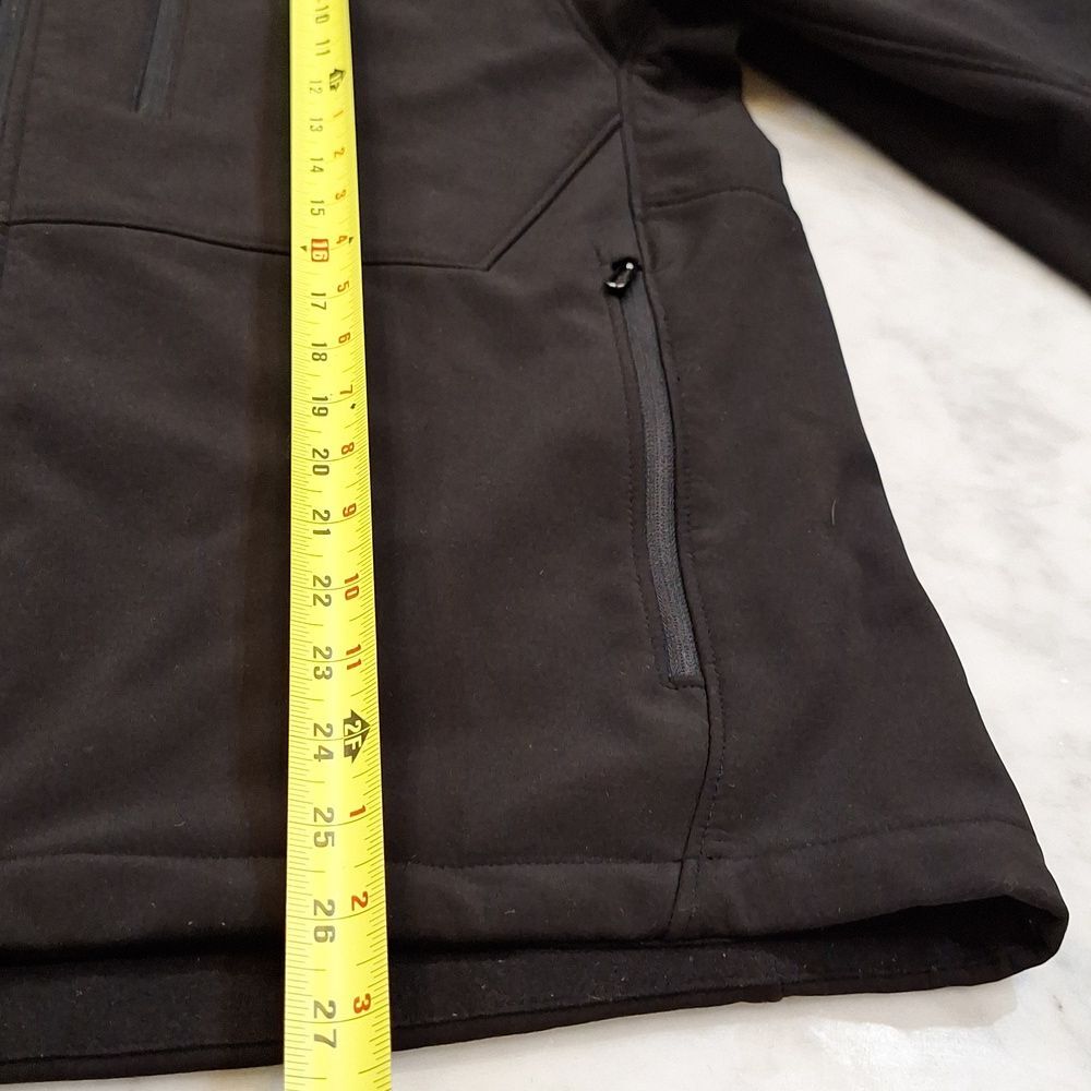 Tumi Tech Jacket Large Black Softshell Bomber Lig… - image 11