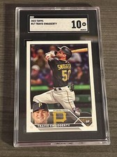 2023 Topps Travis Swaggerty RC SGC 10 GEM MINT Pittsburgh Pirates Rookie