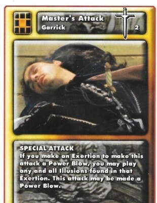 GARRICK Highlander CCG TCG 2nd Edition MASTER'S ATTACK