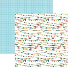 Make A Wish - Birthday, scrapbook paper, DS, Echo Park Paper 348010
