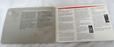 Mercedes Benz Electronic Radio Operation Guide
