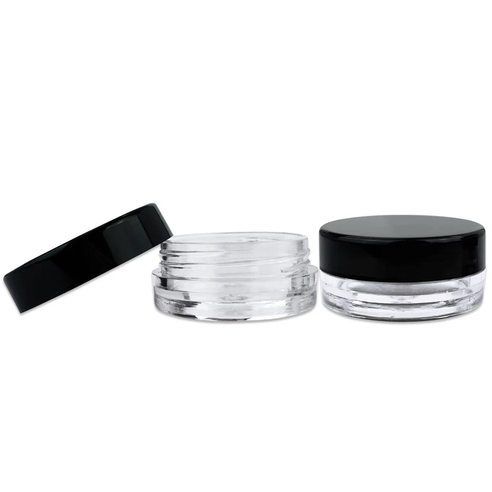 200pcs 3 gram high quality Jars cosmetic makeup cream container Jewelry 3g 3ml - Image 4 of 4