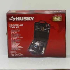 NEW, Husky Air Tool Kit, (27-Pieces) HDK1008, Industrial Grade w/ case