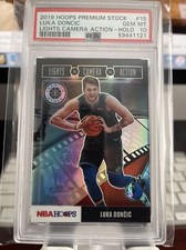 2019 Panini NBA Hoops Premium - Luka Doncic - Holo - Lights Camera Action #15