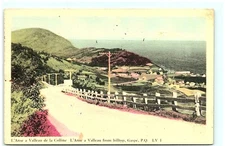 S04-0130, L'ANSE A VALLEAU DE LA COLLINE, P.Q., 1954 POSTMARKED, POSTCRD