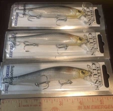 3 Rick Clunn Luck E Strike Suspending Jerkbait RCSTX-50