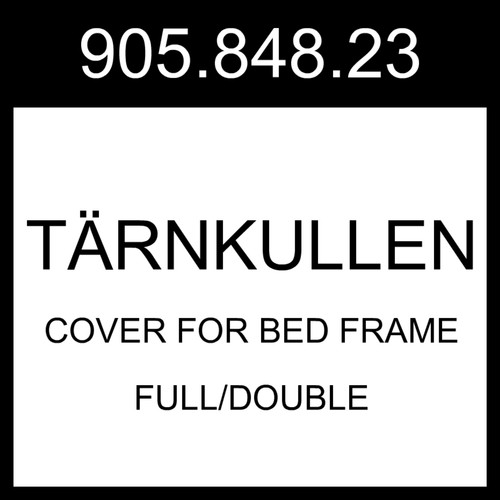 IKEA TÄRNKULLEN Cover For Bed Frame Tibbleby Beige/gray Full/Double 905