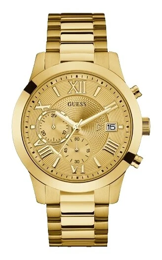 Caja de acero inoxidable GUESS cerámica banda Relojes de pulsera