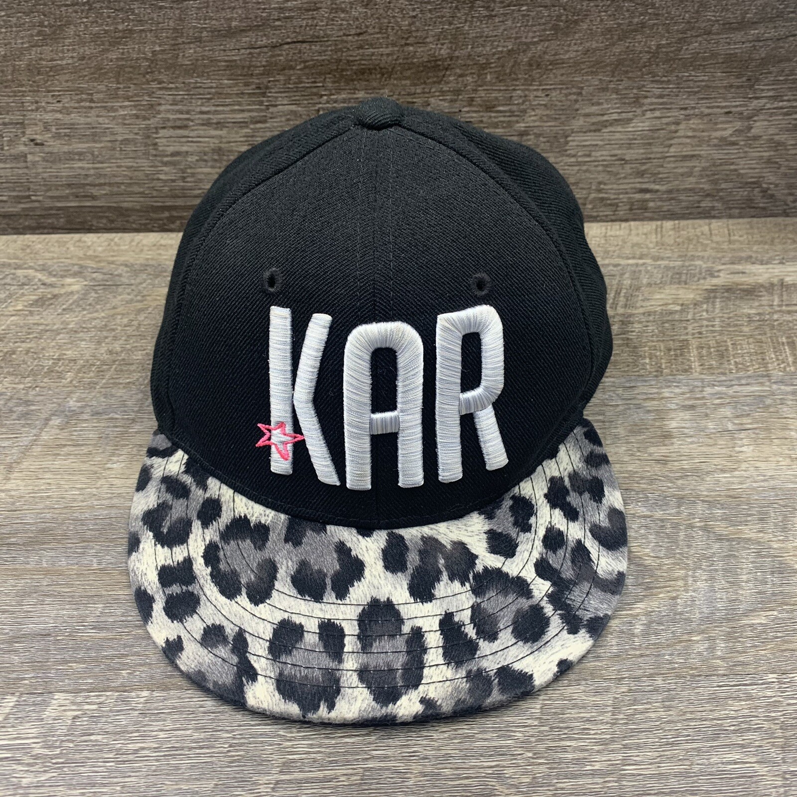 KAR Hat Ball Cap Adjustable SNAPBACK Flat Leopard… - image 3