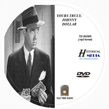 YOURS TRULY, JOHNNY DOLLAR - 732 Shows Old Time Radio In MP3 Format OTR On 1 DVD