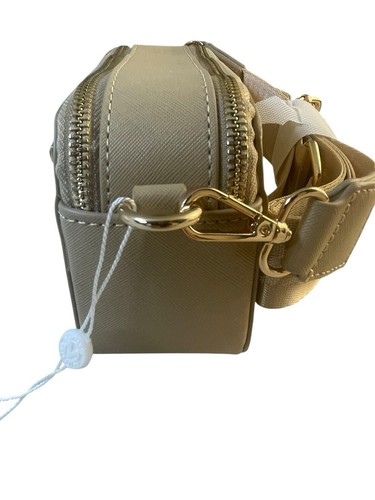 NWT VALENTINO ORLANDI SHOULDER/CROSSBODY HANDBAG Purse MSRP $159 Taupe - Picture 7 of 9