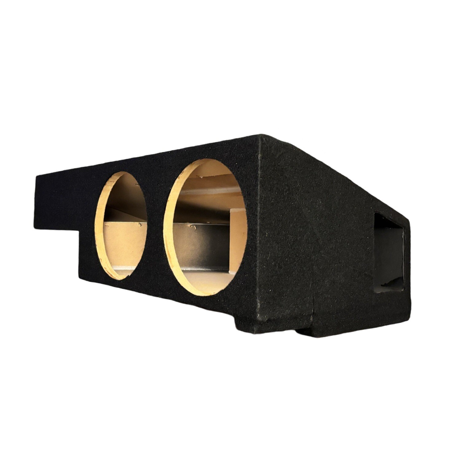 For Chevy Silverado 2007-2018 Ext Cab 8” Dual Sub Box Front Fire Ported MDF Wood