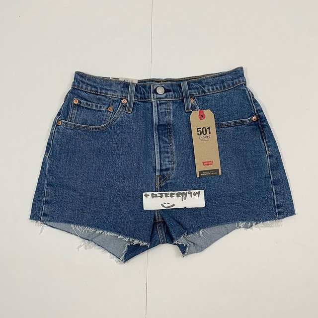 Frayed 501 Shorts Bf5 Dark 