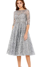 Mac Duggal Sequin Embellished Midi Dress-Size 4 -  (LK#147 A)