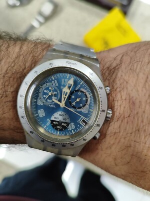 SWATCH Irony Diaphane Chronograph AG 2006 42MMUsed Silver