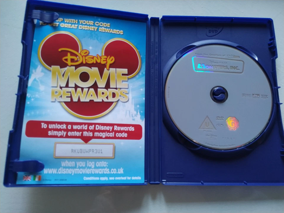 Monsters, Inc. Disney Pixar - DVD German English French Reg 2 AM - Image 4 of 4