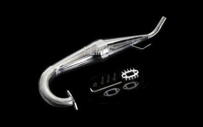 Automotive Metal Side Exhaust Pipe for 1/5 Hpi RV King Motor Baja 5b SS Rc