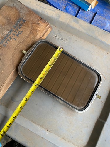 1960s 1970s Ford Truck Econoline Van West Coast Jr? Mirror NOS but SOOT on it - Bild 4 von 12