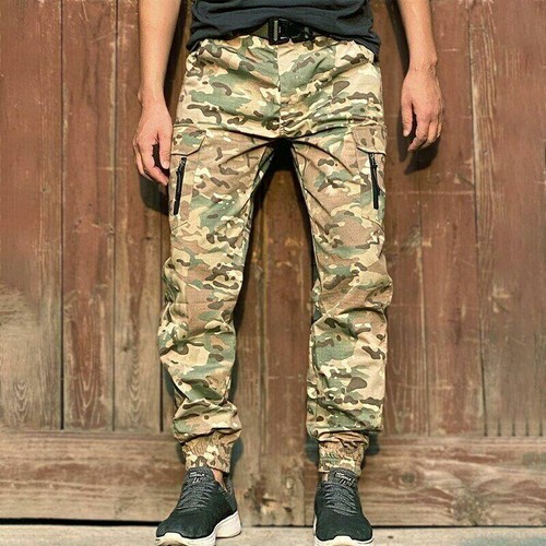 Pantalones Militares Tácticos Para Hombres Ropa De Calle De Camuflaje | eBay