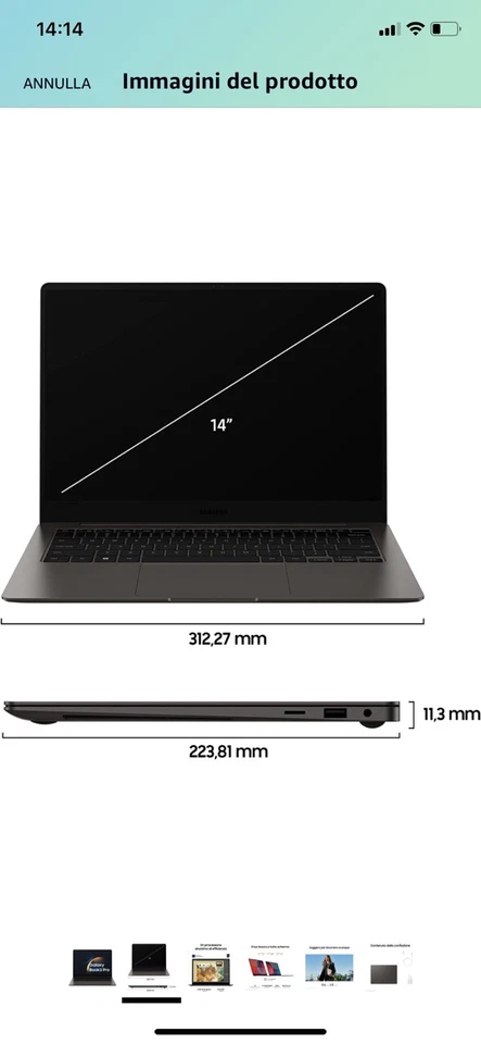 galaxy book 3 pro - Immagine 2 di 4