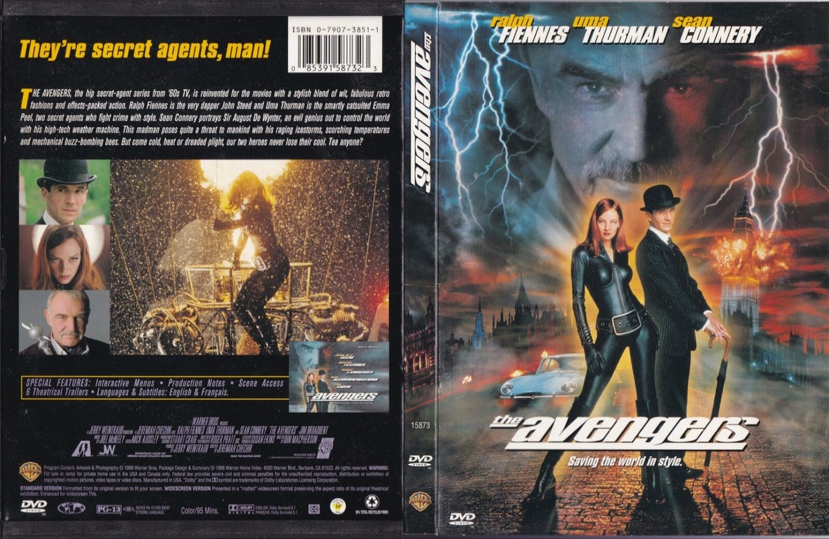 The Avengers (Fullscreen/Widescreen DVD, 1998) | eBay