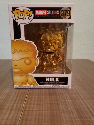 Funko - POP Marvel: Marvel Studios 10 - Hulk (Chrome) Brand New In Box