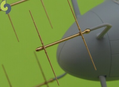 Master Model (AM-48027) 1:48 Radar FuG-220 Lichtenstein SN-2 for Bf-110 & Ju-88