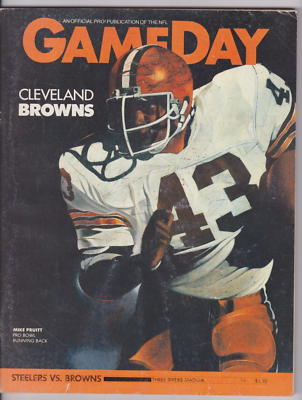 1/2/1983 Pittsburgh Steelers vs. Cleveland Browns Gameday Football