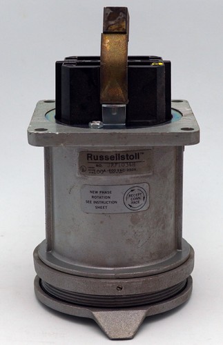 Russellstoll JCS1034H 100A 250V/600VAC J-Line Pin Sleeve Connector - Picture 5 of 5