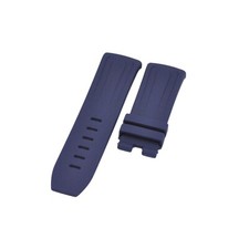 26mm Blue Rubber Watch Strap For Audemars Piguet Royal Oak Screw Distance 17mm