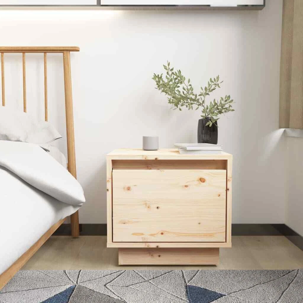 Untreated pine bedside tables deals