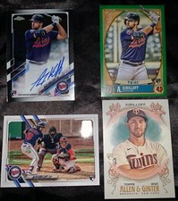 2021 Topps Chrome Alex Kirilloff AUTO/ GQN Green borders/A&G/Base