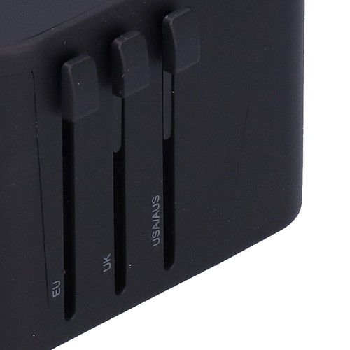(Black)4 USB Port Plug Multifunction Universal Travel Power Adapter Converter - Photo 12 sur 12