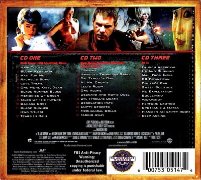Vangelis: Blade Runner Trilogy 25th Anniversary (Remastered) 3CD