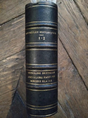 Recueil de 6 livres sur la dentelle, chevelure, parfums, miroirs, 19e siècles - Photo 1/4