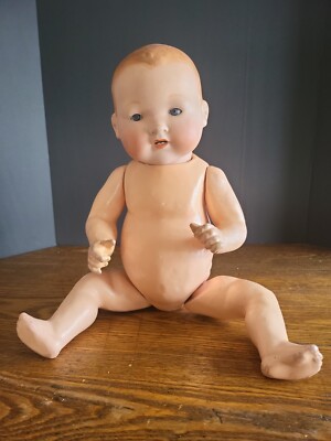 Poupée Ancienne Armand Marseille Dream Baby, Moule 351, 30 Cm, Collection