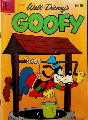 Goofy Dell Four Color 987 1959 Walt Disney Well Bucket