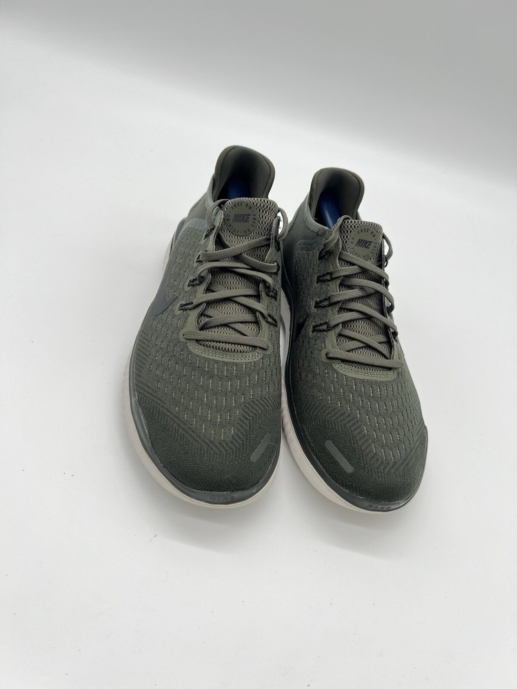 Nike Free Run RN 2018 Men’s Size 10.5 Cargo Khaki Sequoia Running Shoes 942836-300