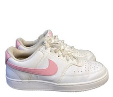 Nike Court Vision Low Next Nature White Pink Basketball Shoes Women's Size 11